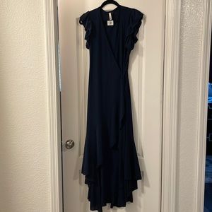 NWT Navy Blue Wrap Dress